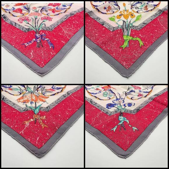 HERMES PIERRES D'ORIENT ET D'OCCIDENT SILK SCARF BY ZOE PAUWELS 90 CM SILK - Picture 5 of 16